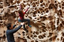 Bouldering in Hueco Tanks on 01/06/2019 with Blue Lizard Climbing and Yoga

Filename: SRM_20190106_1142230.jpg
Aperture: f/3.5
Shutter Speed: 1/100
Body: Canon EOS-1D Mark II
Lens: Canon EF 50mm f/1.8 II