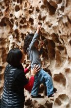 Bouldering in Hueco Tanks on 01/06/2019 with Blue Lizard Climbing and Yoga

Filename: SRM_20190106_1148240.jpg
Aperture: f/2.8
Shutter Speed: 1/100
Body: Canon EOS-1D Mark II
Lens: Canon EF 50mm f/1.8 II