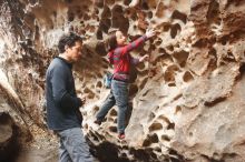 Bouldering in Hueco Tanks on 01/06/2019 with Blue Lizard Climbing and Yoga

Filename: SRM_20190106_1153530.jpg
Aperture: f/2.8
Shutter Speed: 1/80
Body: Canon EOS-1D Mark II
Lens: Canon EF 50mm f/1.8 II