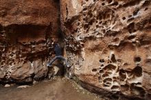 Bouldering in Hueco Tanks on 01/06/2019 with Blue Lizard Climbing and Yoga

Filename: SRM_20190106_1205490.jpg
Aperture: f/4.0
Shutter Speed: 1/80
Body: Canon EOS-1D Mark II
Lens: Canon EF 16-35mm f/2.8 L