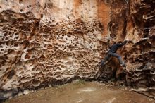 Bouldering in Hueco Tanks on 01/06/2019 with Blue Lizard Climbing and Yoga

Filename: SRM_20190106_1206250.jpg
Aperture: f/4.5
Shutter Speed: 1/80
Body: Canon EOS-1D Mark II
Lens: Canon EF 16-35mm f/2.8 L