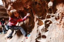 Bouldering in Hueco Tanks on 01/06/2019 with Blue Lizard Climbing and Yoga

Filename: SRM_20190106_1207310.jpg
Aperture: f/2.8
Shutter Speed: 1/60
Body: Canon EOS-1D Mark II
Lens: Canon EF 16-35mm f/2.8 L