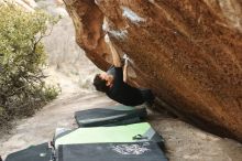 Bouldering in Hueco Tanks on 01/06/2019 with Blue Lizard Climbing and Yoga

Filename: SRM_20190106_1321030.jpg
Aperture: f/2.8
Shutter Speed: 1/250
Body: Canon EOS-1D Mark II
Lens: Canon EF 50mm f/1.8 II