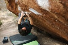 Bouldering in Hueco Tanks on 01/06/2019 with Blue Lizard Climbing and Yoga

Filename: SRM_20190106_1328370.jpg
Aperture: f/2.5
Shutter Speed: 1/320
Body: Canon EOS-1D Mark II
Lens: Canon EF 50mm f/1.8 II