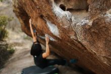 Bouldering in Hueco Tanks on 01/06/2019 with Blue Lizard Climbing and Yoga

Filename: SRM_20190106_1331210.jpg
Aperture: f/2.5
Shutter Speed: 1/500
Body: Canon EOS-1D Mark II
Lens: Canon EF 50mm f/1.8 II