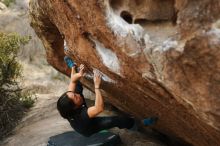 Bouldering in Hueco Tanks on 01/06/2019 with Blue Lizard Climbing and Yoga

Filename: SRM_20190106_1331211.jpg
Aperture: f/2.5
Shutter Speed: 1/500
Body: Canon EOS-1D Mark II
Lens: Canon EF 50mm f/1.8 II