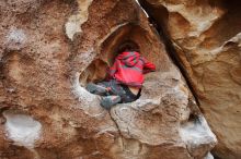 Bouldering in Hueco Tanks on 01/06/2019 with Blue Lizard Climbing and Yoga

Filename: SRM_20190106_1340100.jpg
Aperture: f/5.6
Shutter Speed: 1/125
Body: Canon EOS-1D Mark II
Lens: Canon EF 16-35mm f/2.8 L