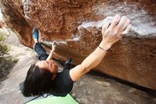 Bouldering in Hueco Tanks on 01/06/2019 with Blue Lizard Climbing and Yoga

Filename: SRM_20190106_1349440.jpg
Aperture: f/4.0
Shutter Speed: 1/400
Body: Canon EOS-1D Mark II
Lens: Canon EF 16-35mm f/2.8 L