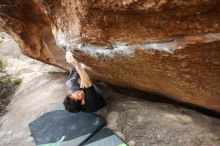 Bouldering in Hueco Tanks on 01/06/2019 with Blue Lizard Climbing and Yoga

Filename: SRM_20190106_1351110.jpg
Aperture: f/4.0
Shutter Speed: 1/320
Body: Canon EOS-1D Mark II
Lens: Canon EF 16-35mm f/2.8 L