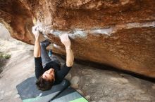 Bouldering in Hueco Tanks on 01/06/2019 with Blue Lizard Climbing and Yoga

Filename: SRM_20190106_1351130.jpg
Aperture: f/4.0
Shutter Speed: 1/320
Body: Canon EOS-1D Mark II
Lens: Canon EF 16-35mm f/2.8 L