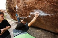 Bouldering in Hueco Tanks on 01/06/2019 with Blue Lizard Climbing and Yoga

Filename: SRM_20190106_1408160.jpg
Aperture: f/4.0
Shutter Speed: 1/320
Body: Canon EOS-1D Mark II
Lens: Canon EF 16-35mm f/2.8 L