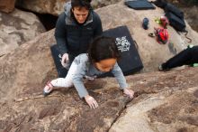 Bouldering in Hueco Tanks on 01/06/2019 with Blue Lizard Climbing and Yoga

Filename: SRM_20190106_1459050.jpg
Aperture: f/4.0
Shutter Speed: 1/400
Body: Canon EOS-1D Mark II
Lens: Canon EF 16-35mm f/2.8 L