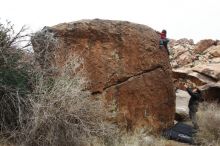 Bouldering in Hueco Tanks on 01/06/2019 with Blue Lizard Climbing and Yoga

Filename: SRM_20190106_1518150.jpg
Aperture: f/5.6
Shutter Speed: 1/200
Body: Canon EOS-1D Mark II
Lens: Canon EF 16-35mm f/2.8 L