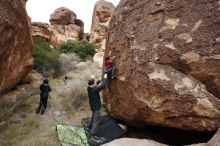 Bouldering in Hueco Tanks on 01/06/2019 with Blue Lizard Climbing and Yoga

Filename: SRM_20190106_1525080.jpg
Aperture: f/5.6
Shutter Speed: 1/160
Body: Canon EOS-1D Mark II
Lens: Canon EF 16-35mm f/2.8 L