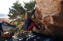 Bouldering in Hueco Tanks on 01/12/2019 with Blue Lizard Climbing and Yoga

Filename: SRM_20190112_1049280.jpg
Aperture: f/7.1
Shutter Speed: 1/250
Body: Canon EOS-1D Mark II
Lens: Canon EF 16-35mm f/2.8 L