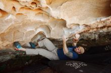 Bouldering in Hueco Tanks on 01/12/2019 with Blue Lizard Climbing and Yoga

Filename: SRM_20190112_1104020.jpg
Aperture: f/5.6
Shutter Speed: 1/200
Body: Canon EOS-1D Mark II
Lens: Canon EF 16-35mm f/2.8 L