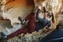 Bouldering in Hueco Tanks on 01/12/2019 with Blue Lizard Climbing and Yoga

Filename: SRM_20190112_1113470.jpg
Aperture: f/2.8
Shutter Speed: 1/250
Body: Canon EOS-1D Mark II
Lens: Canon EF 50mm f/1.8 II