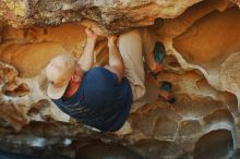 Bouldering in Hueco Tanks on 01/12/2019 with Blue Lizard Climbing and Yoga

Filename: SRM_20190112_1121550.jpg
Aperture: f/4.0
Shutter Speed: 1/250
Body: Canon EOS-1D Mark II
Lens: Canon EF 50mm f/1.8 II