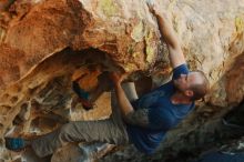 Bouldering in Hueco Tanks on 01/12/2019 with Blue Lizard Climbing and Yoga

Filename: SRM_20190112_1133440.jpg
Aperture: f/4.0
Shutter Speed: 1/250
Body: Canon EOS-1D Mark II
Lens: Canon EF 50mm f/1.8 II