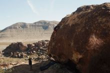 Bouldering in Hueco Tanks on 01/12/2019 with Blue Lizard Climbing and Yoga

Filename: SRM_20190112_1230410.jpg
Aperture: f/8.0
Shutter Speed: 1/250
Body: Canon EOS-1D Mark II
Lens: Canon EF 50mm f/1.8 II