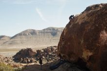 Bouldering in Hueco Tanks on 01/12/2019 with Blue Lizard Climbing and Yoga

Filename: SRM_20190112_1230570.jpg
Aperture: f/8.0
Shutter Speed: 1/250
Body: Canon EOS-1D Mark II
Lens: Canon EF 50mm f/1.8 II