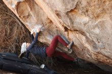 Bouldering in Hueco Tanks on 01/12/2019 with Blue Lizard Climbing and Yoga

Filename: SRM_20190112_1252200.jpg
Aperture: f/3.5
Shutter Speed: 1/250
Body: Canon EOS-1D Mark II
Lens: Canon EF 50mm f/1.8 II