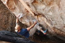 Bouldering in Hueco Tanks on 01/12/2019 with Blue Lizard Climbing and Yoga

Filename: SRM_20190112_1300320.jpg
Aperture: f/3.2
Shutter Speed: 1/320
Body: Canon EOS-1D Mark II
Lens: Canon EF 50mm f/1.8 II