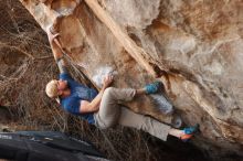 Bouldering in Hueco Tanks on 01/12/2019 with Blue Lizard Climbing and Yoga

Filename: SRM_20190112_1300450.jpg
Aperture: f/3.5
Shutter Speed: 1/320
Body: Canon EOS-1D Mark II
Lens: Canon EF 50mm f/1.8 II