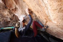 Bouldering in Hueco Tanks on 01/12/2019 with Blue Lizard Climbing and Yoga

Filename: SRM_20190112_1340390.jpg
Aperture: f/4.5
Shutter Speed: 1/200
Body: Canon EOS-1D Mark II
Lens: Canon EF 16-35mm f/2.8 L