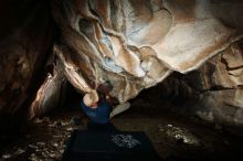 Bouldering in Hueco Tanks on 01/12/2019 with Blue Lizard Climbing and Yoga

Filename: SRM_20190112_1503400.jpg
Aperture: f/8.0
Shutter Speed: 1/250
Body: Canon EOS-1D Mark II
Lens: Canon EF 16-35mm f/2.8 L