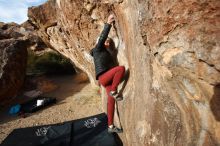 Bouldering in Hueco Tanks on 01/12/2019 with Blue Lizard Climbing and Yoga

Filename: SRM_20190112_1648110.jpg
Aperture: f/5.6
Shutter Speed: 1/200
Body: Canon EOS-1D Mark II
Lens: Canon EF 16-35mm f/2.8 L