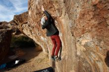 Bouldering in Hueco Tanks on 01/12/2019 with Blue Lizard Climbing and Yoga

Filename: SRM_20190112_1648200.jpg
Aperture: f/5.6
Shutter Speed: 1/250
Body: Canon EOS-1D Mark II
Lens: Canon EF 16-35mm f/2.8 L