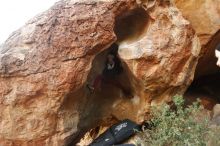 Bouldering in Hueco Tanks on 01/12/2019 with Blue Lizard Climbing and Yoga

Filename: SRM_20190112_1808480.jpg
Aperture: f/2.8
Shutter Speed: 1/160
Body: Canon EOS-1D Mark II
Lens: Canon EF 16-35mm f/2.8 L