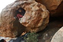 Bouldering in Hueco Tanks on 01/12/2019 with Blue Lizard Climbing and Yoga

Filename: SRM_20190112_1810160.jpg
Aperture: f/3.2
Shutter Speed: 1/200
Body: Canon EOS-1D Mark II
Lens: Canon EF 16-35mm f/2.8 L