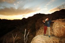 Bouldering in Hueco Tanks on 01/12/2019 with Blue Lizard Climbing and Yoga

Filename: SRM_20190112_1822200.jpg
Aperture: f/9.0
Shutter Speed: 1/200
Body: Canon EOS-1D Mark II
Lens: Canon EF 16-35mm f/2.8 L