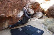 Bouldering in Hueco Tanks on 01/13/2019 with Blue Lizard Climbing and Yoga

Filename: SRM_20190113_1031580.jpg
Aperture: f/5.6
Shutter Speed: 1/100
Body: Canon EOS-1D Mark II
Lens: Canon EF 16-35mm f/2.8 L