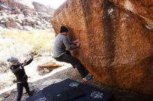 Bouldering in Hueco Tanks on 01/13/2019 with Blue Lizard Climbing and Yoga

Filename: SRM_20190113_1108360.jpg
Aperture: f/5.6
Shutter Speed: 1/250
Body: Canon EOS-1D Mark II
Lens: Canon EF 16-35mm f/2.8 L