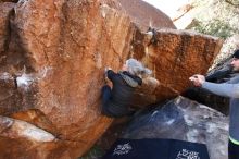 Bouldering in Hueco Tanks on 01/13/2019 with Blue Lizard Climbing and Yoga

Filename: SRM_20190113_1116270.jpg
Aperture: f/4.5
Shutter Speed: 1/250
Body: Canon EOS-1D Mark II
Lens: Canon EF 16-35mm f/2.8 L