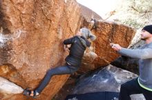 Bouldering in Hueco Tanks on 01/13/2019 with Blue Lizard Climbing and Yoga

Filename: SRM_20190113_1117420.jpg
Aperture: f/4.5
Shutter Speed: 1/200
Body: Canon EOS-1D Mark II
Lens: Canon EF 16-35mm f/2.8 L