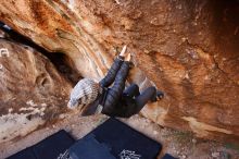 Bouldering in Hueco Tanks on 01/13/2019 with Blue Lizard Climbing and Yoga

Filename: SRM_20190113_1216170.jpg
Aperture: f/3.2
Shutter Speed: 1/320
Body: Canon EOS-1D Mark II
Lens: Canon EF 16-35mm f/2.8 L