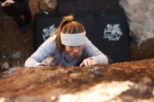 Bouldering in Hueco Tanks on 01/13/2019 with Blue Lizard Climbing and Yoga

Filename: SRM_20190113_1255120.jpg
Aperture: f/2.8
Shutter Speed: 1/1000
Body: Canon EOS-1D Mark II
Lens: Canon EF 50mm f/1.8 II