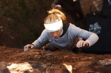 Bouldering in Hueco Tanks on 01/13/2019 with Blue Lizard Climbing and Yoga

Filename: SRM_20190113_1255230.jpg
Aperture: f/2.8
Shutter Speed: 1/1600
Body: Canon EOS-1D Mark II
Lens: Canon EF 50mm f/1.8 II
