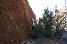 Bouldering in Hueco Tanks on 01/13/2019 with Blue Lizard Climbing and Yoga

Filename: SRM_20190113_1329260.jpg
Aperture: f/5.6
Shutter Speed: 1/250
Body: Canon EOS-1D Mark II
Lens: Canon EF 16-35mm f/2.8 L