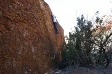 Bouldering in Hueco Tanks on 01/13/2019 with Blue Lizard Climbing and Yoga

Filename: SRM_20190113_1330420.jpg
Aperture: f/5.6
Shutter Speed: 1/250
Body: Canon EOS-1D Mark II
Lens: Canon EF 16-35mm f/2.8 L