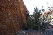 Bouldering in Hueco Tanks on 01/13/2019 with Blue Lizard Climbing and Yoga

Filename: SRM_20190113_1334550.jpg
Aperture: f/5.6
Shutter Speed: 1/250
Body: Canon EOS-1D Mark II
Lens: Canon EF 16-35mm f/2.8 L