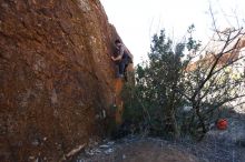 Bouldering in Hueco Tanks on 01/13/2019 with Blue Lizard Climbing and Yoga

Filename: SRM_20190113_1335050.jpg
Aperture: f/5.6
Shutter Speed: 1/250
Body: Canon EOS-1D Mark II
Lens: Canon EF 16-35mm f/2.8 L