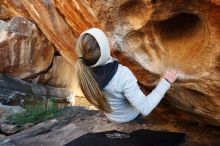 Bouldering in Hueco Tanks on 01/13/2019 with Blue Lizard Climbing and Yoga

Filename: SRM_20190113_1447250.jpg
Aperture: f/5.0
Shutter Speed: 1/250
Body: Canon EOS-1D Mark II
Lens: Canon EF 16-35mm f/2.8 L