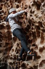 Bouldering in Hueco Tanks on 01/13/2019 with Blue Lizard Climbing and Yoga

Filename: SRM_20190113_1619530.jpg
Aperture: f/2.8
Shutter Speed: 1/160
Body: Canon EOS-1D Mark II
Lens: Canon EF 50mm f/1.8 II
