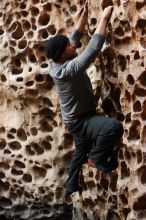 Bouldering in Hueco Tanks on 01/13/2019 with Blue Lizard Climbing and Yoga

Filename: SRM_20190113_1620050.jpg
Aperture: f/2.8
Shutter Speed: 1/100
Body: Canon EOS-1D Mark II
Lens: Canon EF 50mm f/1.8 II