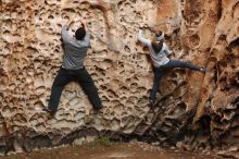 Bouldering in Hueco Tanks on 01/13/2019 with Blue Lizard Climbing and Yoga

Filename: SRM_20190113_1620240.jpg
Aperture: f/4.0
Shutter Speed: 1/60
Body: Canon EOS-1D Mark II
Lens: Canon EF 50mm f/1.8 II